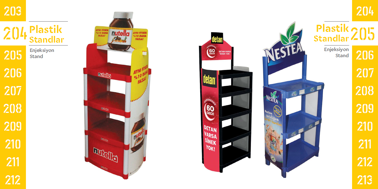 Plastic Stands 204-205