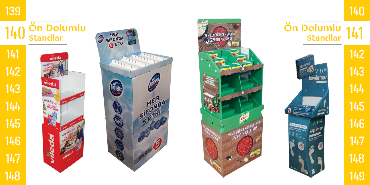 Pre-filled Stands 140-141