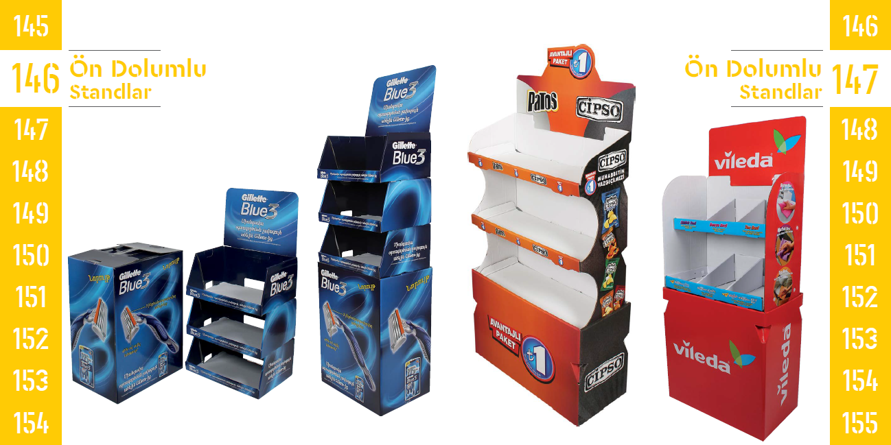 Pre-filled Stands 146-147