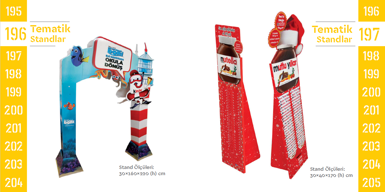 Thematic Stands 196-197