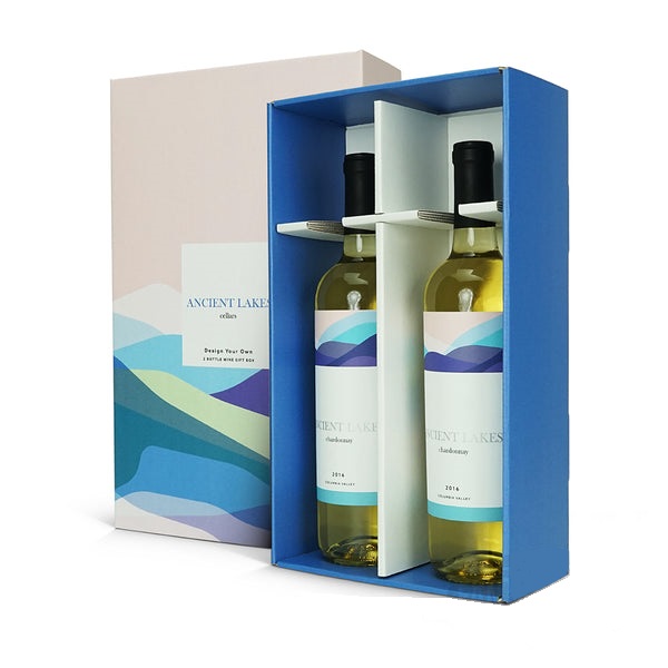 Two Bottle Wine Display Gift Box