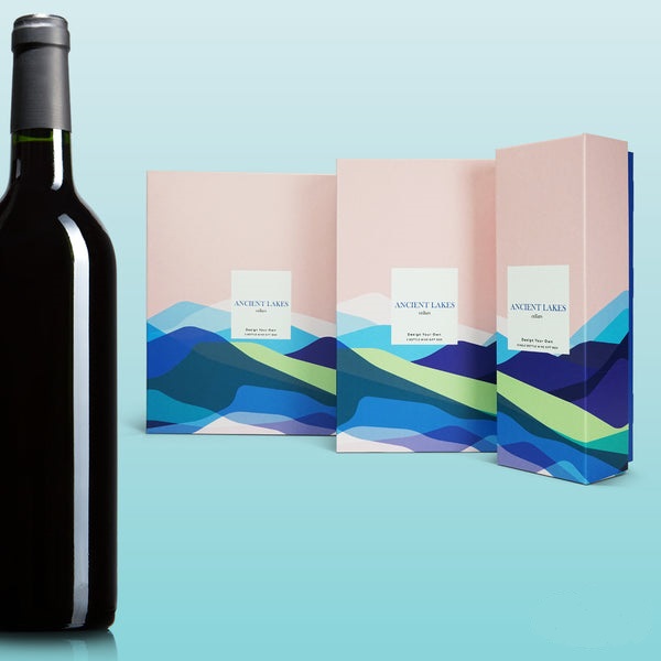 Two Bottle Wine Display Gift Box Small 2